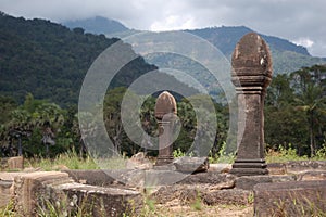 Wat Phu buddist temple in Laos