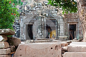 Wat Phu Khmer temple in Laos