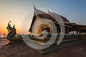 Wat Phu Prao or Wat Siridhornwararam at Ubonratchathani, Thailand