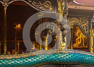 Wat Phu Prao or Wat Siridhornwararam at Ubonratchathani, Thailand