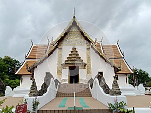 Wat Phumin at Nan in Thailand front view