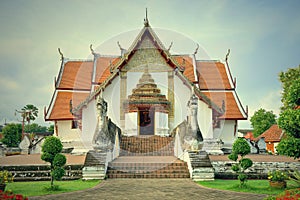 Wat Phumin or Phu Min Temple, The famous ancient temple in Nan