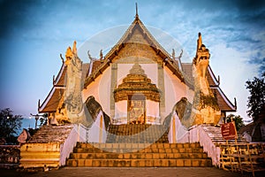 Wat Phumin or Wat Phumin Temple Attractions of Nan Province, Thailand