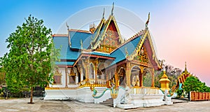 Wat Phusalao amidst greenery. Pakse, Laos