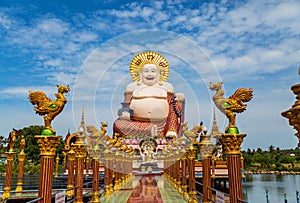 Wat Plai Laem. The Many-Armed Buddha. Thailand. Samui. Gulf of Thailand