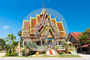 Wat Plai Laem temple at Samui Island, Thailand.