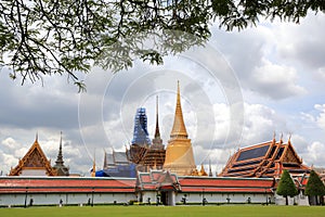 Wat pra kaew, Grand palace, Bangkok, Thailand