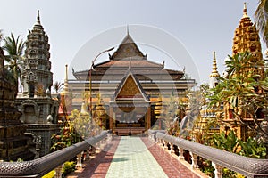 Wat Preah Prohm Rath Pagoda in Siem Reap.