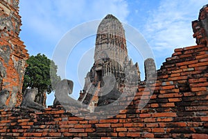 Wat Prha Mahathat Temple in Ayutthaya