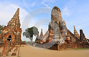 Wat Prha Mahathat Temple in Ayutthaya