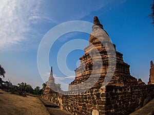 Wat Rat Burana ancient Ayutthaya, Thailand