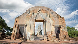 Wat Rat Burana dungeon prang Ayutthaya