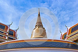 Wat Ratchabophit buddist temple in Bangkok