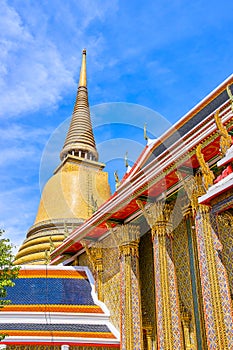 Wat Ratchabophit buddist temple in Bangkok