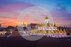 Wat Ratchanadda & Wat Saket in Bangkok Thailand