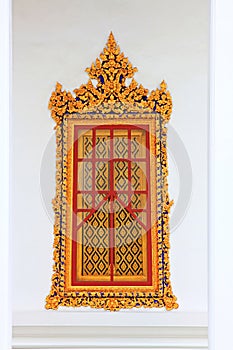 Window In Wat Ratchanatdaram, Bangkok, Thailand