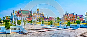 Wat Ratchanatdaram complex in Bangkok, Thailand