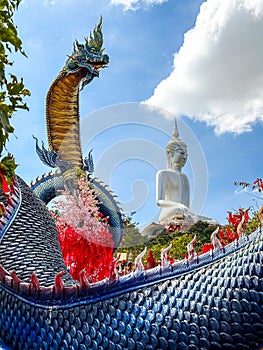 Wat Roi Phra Phutthabat Phu Manorom, Mukdahan, Thailand