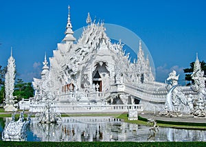 Wat Rong Khun - amazing white temple in Chiang Rai, Thailand