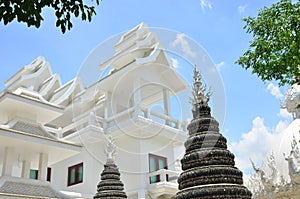 Wat rong khun Changrai Thailand