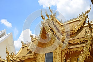 Wat rong khun Changrai Thailand