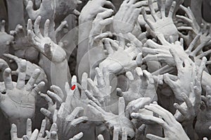 Wat Rong Khun in Chiang Rai; Thailand