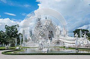 Wat Rong Khun in Chiangrai province, Thailand