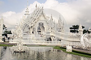 Wat Rong Khun Temple Buddhist temple in Chiang Rai Province, Thailand.