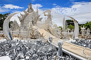 Wat Rong Khun temple Chiang Rai Thailand