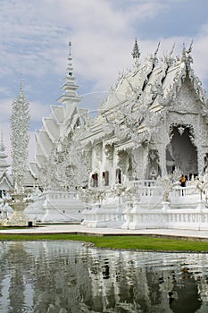 Wat Rong Khun , White Temple in Chiang Rai Thailand