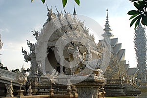 Wat Rong Khun or White Temple. Chiang Rai, Thailand