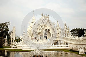 Wat Rong Khun White temple The famous temple of Thailand