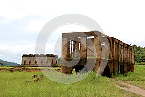 Wat Saam Prasob or The Sunken Temple, the last remaining vestige