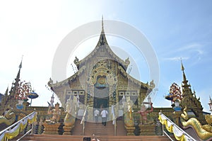 Wat sang kaew phothiyan Changrai Thailand