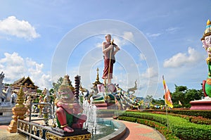 Wat sang kaew phothiyan Changrai Thailand