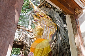Wat Sang Kratai is 400 years old temple.