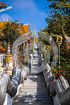 Wat Sangkat Rattana Khiri temple in Uthai Thani, Thailand