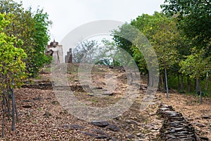 Wat Saphan Hin in Sukhothai Historical Park, Sukhothai, Thailand. It is part of the World Heritage Site