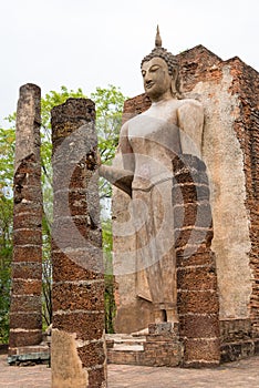 Wat Saphan Hin in Sukhothai Historical Park, Sukhothai, Thailand. It is part of the World Heritage Site