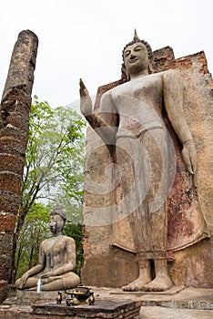 Wat Saphan Hin in Sukhothai Historical Park, Sukhothai, Thailand. It is part of the World Heritage Site