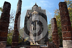 Wat Saphan Hin, Sukhothai historical park, Thailand