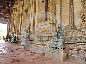 Wat Si Muang or Simuong is a Buddhist temple located in Vientiane, the capital of Laos. Travel in 2013, 8th December.