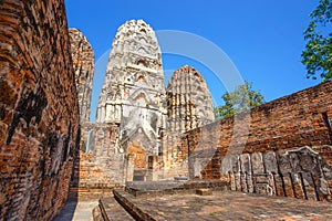 Wat Si Sawai Temple at Sukhothai Historical Park, Thailand photo