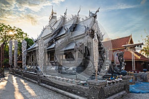 wat si suphan, aka silver temple, in chiang mai