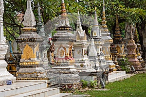 Wat Sisaket Temple in Vientiane city Old architecture and buddha statues Vientiane, Laos