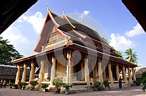 Wat Sisaket temple in Vientiane