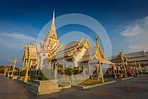 Wat Sothon Wararam Worawihan temple in Chachoengsao Province, Th