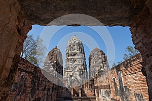 Wat sri sawai, Sukhothai Province, thailand