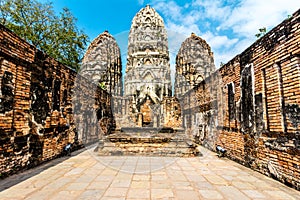 Wat Sri Sawat temple in Sukhothai, Thailand