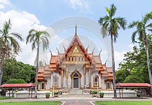 Wat Sri Ubon Rattanaram thai buddhist temple in Ubonratchathani Thailand.